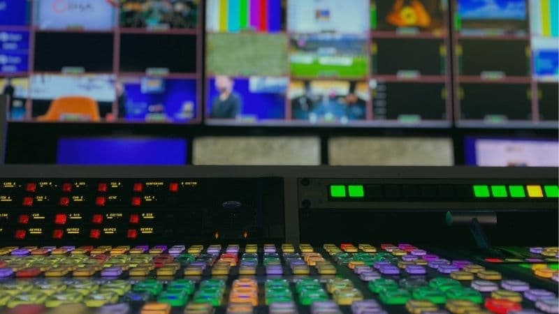 Technical Room At A Live Event